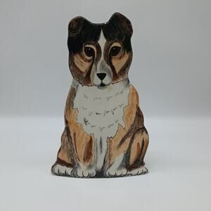 Dogs by Nina Lyman Border Collie Sheltie Vase Puppy Dog Rescue Pound